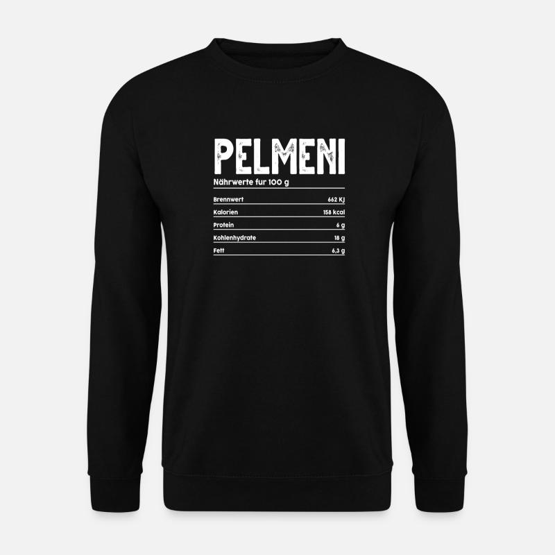 Russland Pelmeni - Unisex Pullover - Schwarz