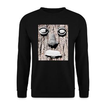 Me and my wood - Unisex Sweatshirt - black - Front - Alina (178cm) & Michal (187cm)