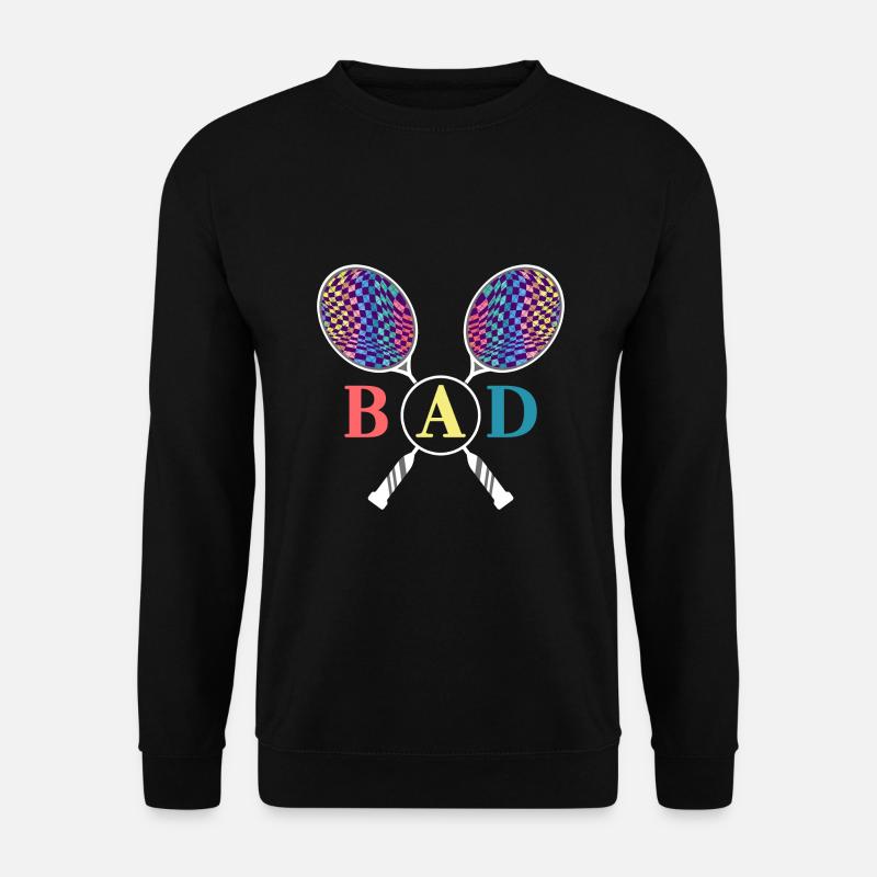 badminton crossminton badminton racket - Unisex Sweatshirt - black
