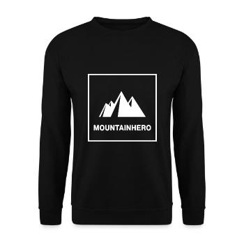Alpinisme Alpiniste Alpinisme Escalade de haute montagne - Sweat-shirt Unisexe - noir - Devant - Alina (178cm) & Michal (187cm)