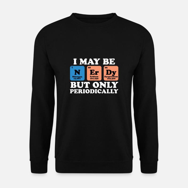 Nerdy Periodic Table - Unisex Sweatshirt - black