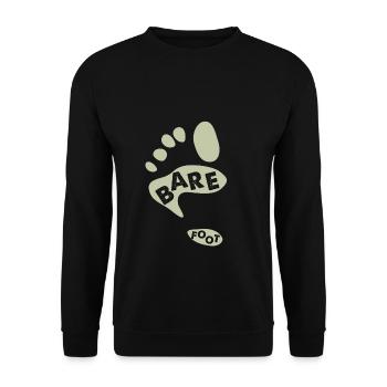 Empreinte pieds nus - Sweat-shirt Unisexe - noir - Devant - Alina (178cm) & Michal (187cm)