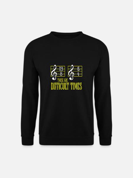 Musik Orchester Sarkasmus Dirigent Chor Geschenk - Unisex Pullover - Schwarz
