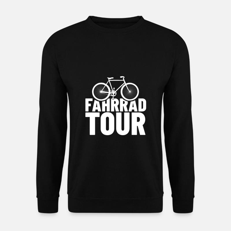 Fahrradtour Shirt - Unisex Pullover - Schwarz