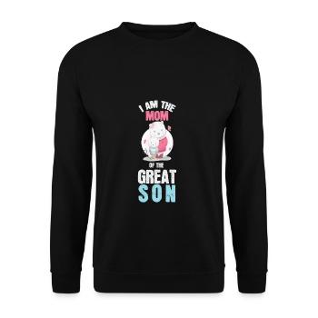 Je suis maman d'un grand fils - Sweat-shirt Unisexe - noir - Devant - Alina (178cm) & Michal (187cm)