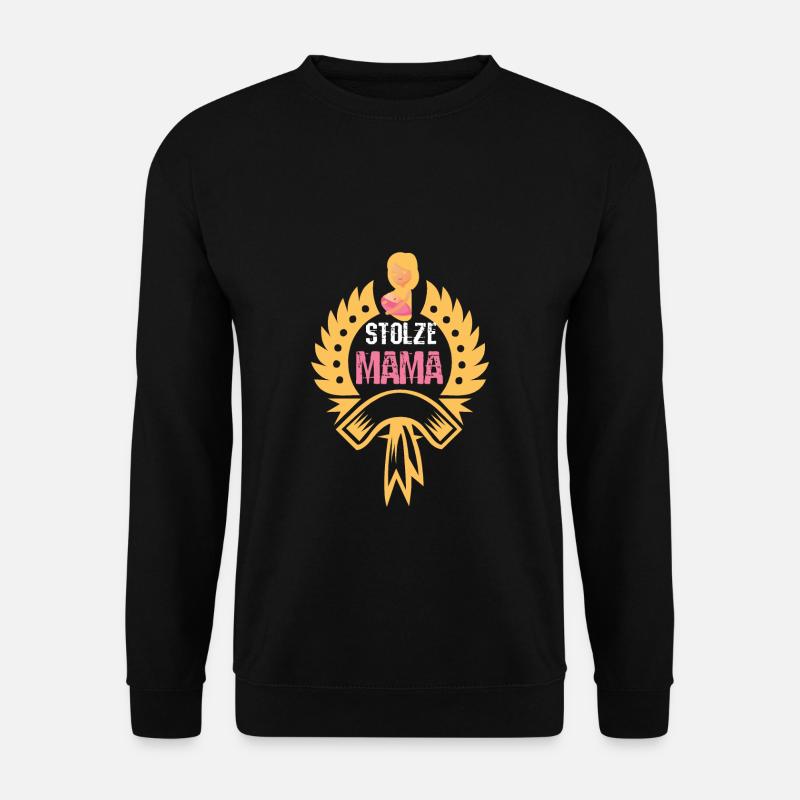 Stolze Mama - Unisex Pullover - Schwarz