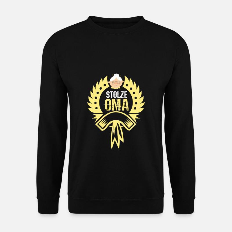 Stolze Oma - Unisex Pullover - Schwarz