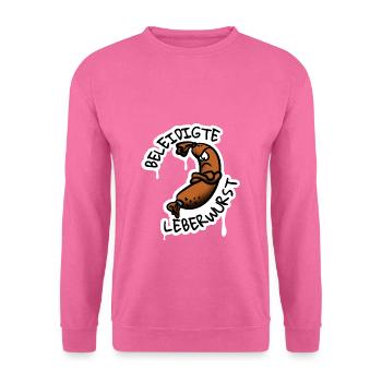 Beleidigte Leberwurst Essen Food Metzger TShirt - Unisex Pullover - Pink - Vorne