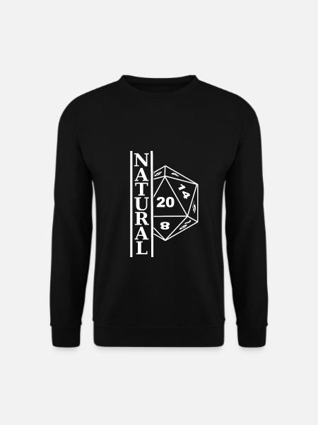 Natural 20! - Unisex Sweatshirt - black