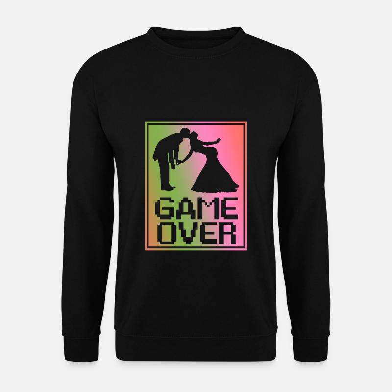 Hochzeit - game over. Das Spiel ist aus. - Unisex Pullover - Schwarz