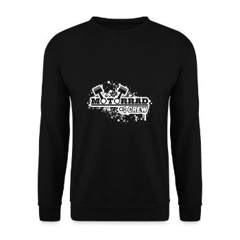 Motorrad Crew Biker Trip Motorradclub Club T-Shirt - Unisex Pullover - Schwarz - Vorne - Alina (178cm) & Michal (187cm)
