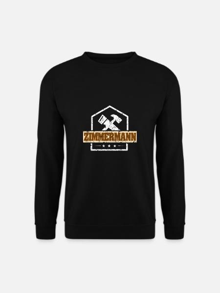Zimmerermann - Tischler Hobeln, Säge, Geschenk - Unisex Pullover - Schwarz