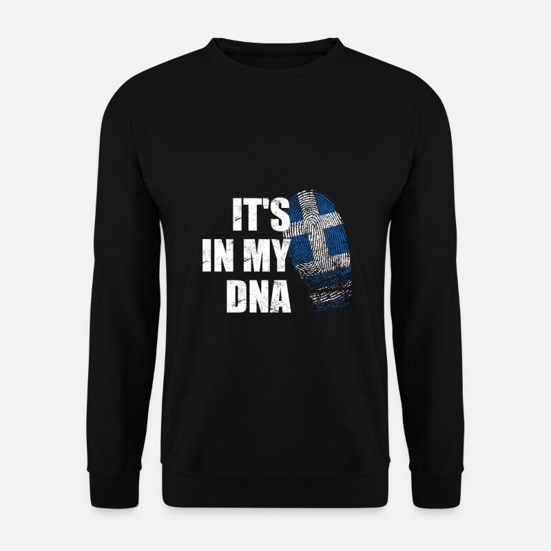 It's in my DNA Griechenland - Grieche Stolz - Unisex Pullover - Schwarz
