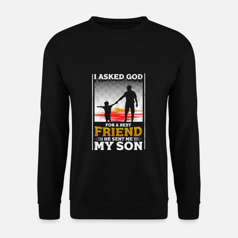 father and son - Unisex Sweatshirt - black