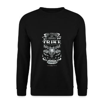 TRIKE KINGS / DEUX TRIKES SONT MIEUX UN - Sweat-shirt Unisexe - noir - Devant - Alina (178cm) & Michal (187cm)