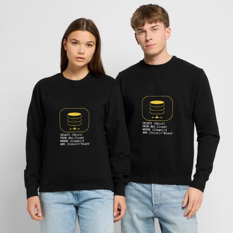 Code de base de données SQL Sarcasm Developer Gift Sweat-shirt Unisexe