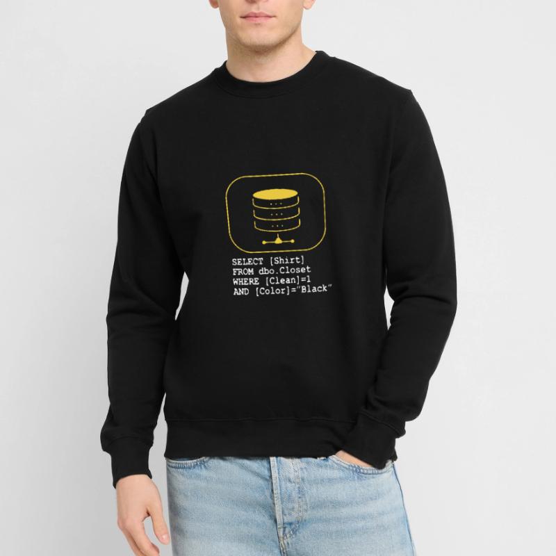 Code de base de données SQL Sarcasm Developer Gift Sweat-shirt Unisexe