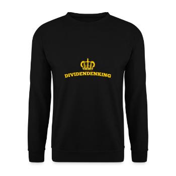 Aktien King - Unisex Pullover - Schwarz - Vorne - Alina (178cm) & Michal (187cm)