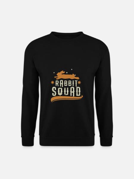 Rabbit Squad Group Rabbits - Unisex Sweatshirt - black