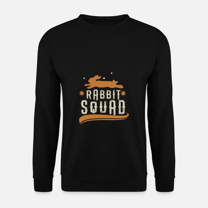 Rabbit Squad Group Rabbits - Unisex Sweatshirt - black