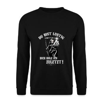 TRIKE KINGS / YOU ARE FUNNY... - Unisex Sweatshirt - black - Front - Alina (178cm) & Michal (187cm)
