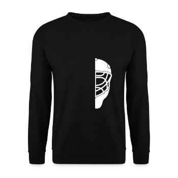 Hockey Maske für Spieler und Torwart - Unisex Pullover - Schwarz - Vorne - Alina (178cm) & Michal (187cm)