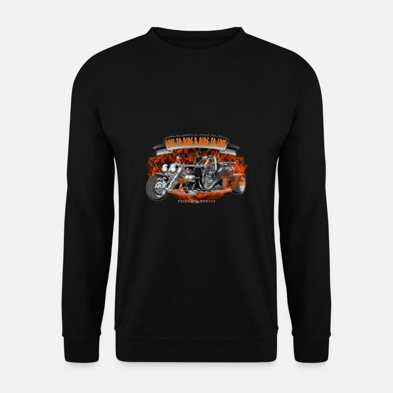 TRIKE KINGS / Conception de Halloween à trois roues - Sweat-shirt Unisexe - noir