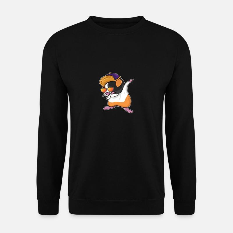 Dabbing Dab Danse Cadeau Cadeau Hamster Cochon d'Inde - Sweat-shirt Unisexe - noir