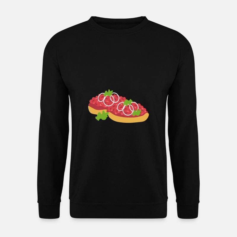 METT BRÖTCHEN LUSTIGE GESCHENKIDEE - Unisex Pullover - Schwarz