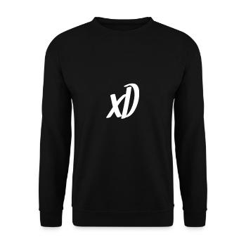 xD - Unisex Pullover - Schwarz - Vorne - Alina (178cm) & Michal (187cm)