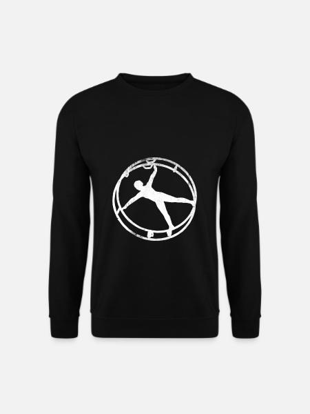 Rhönrad Turnen Rhönrad Fahren Sport Geschenk Idee - Unisex Pullover - Schwarz