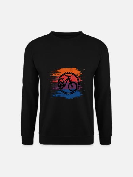 Mountain bike MTB retro gift - Unisex Sweatshirt - black
