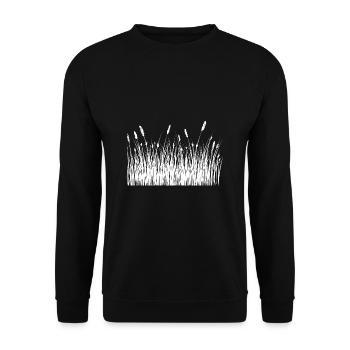 Flore fleurs prairie printemps - Sweat-shirt Unisexe - noir - Devant - Alina (178cm) & Michal (187cm)