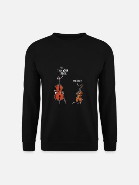 Violoncelle violoncelle je suis ton père - Sweat-shirt Unisexe - noir