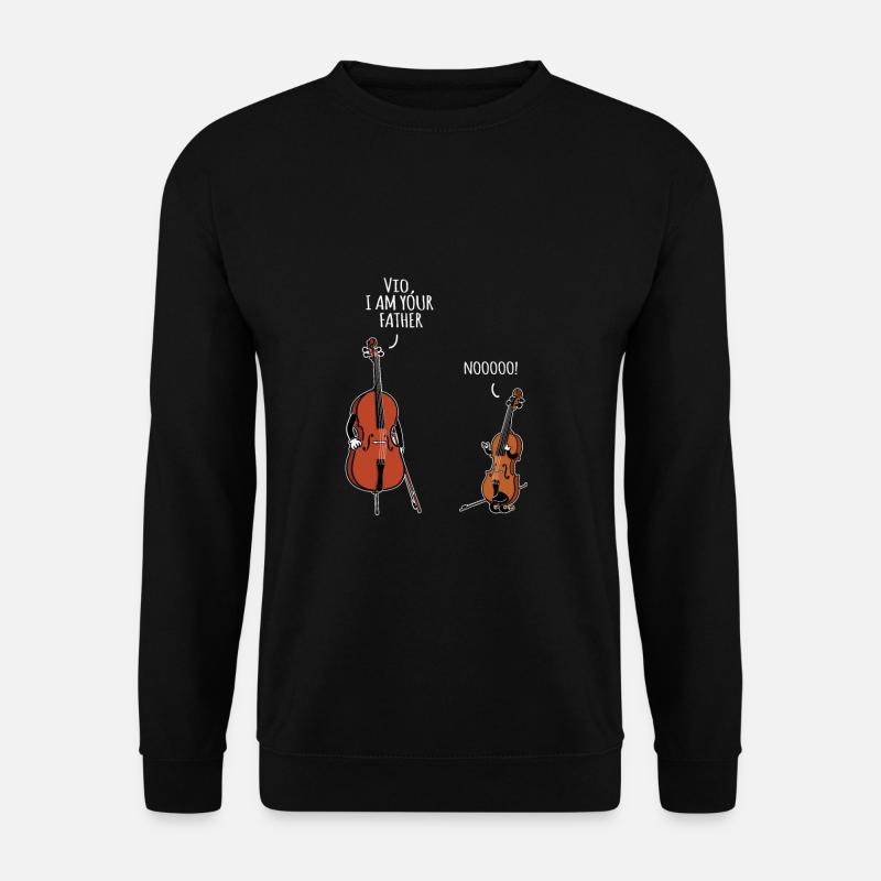 Violoncelle violoncelle je suis ton père - Sweat-shirt Unisexe - noir