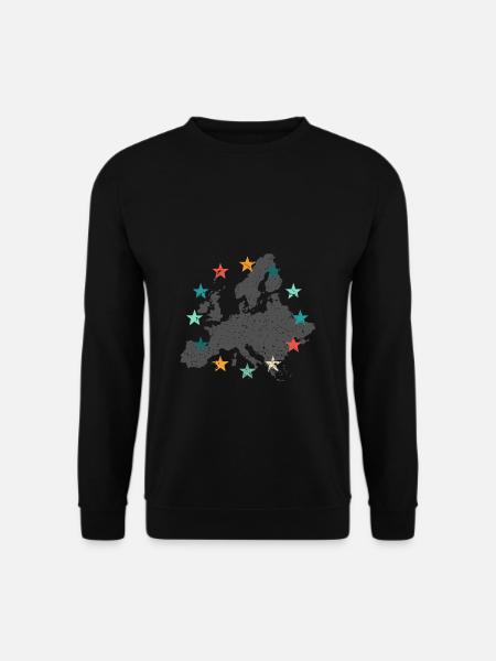 EUROPA Geschenk Europäische Union - Unisex Pullover - Schwarz
