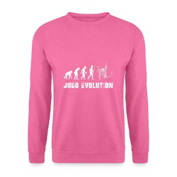 Judo Judoka Evolution Selbstverteidigung Evo - Unisex Pullover - Pink - Vorne