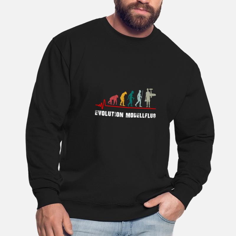 Model flight evolution retro vintage gift Unisex Sweatshirt