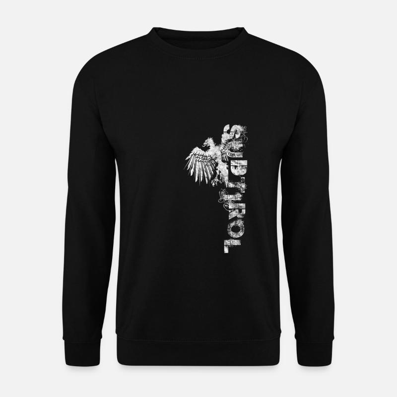 SÜDTIROL Schrift Adler Wappen Geschenk Östereich P - Unisex Pullover - Schwarz
