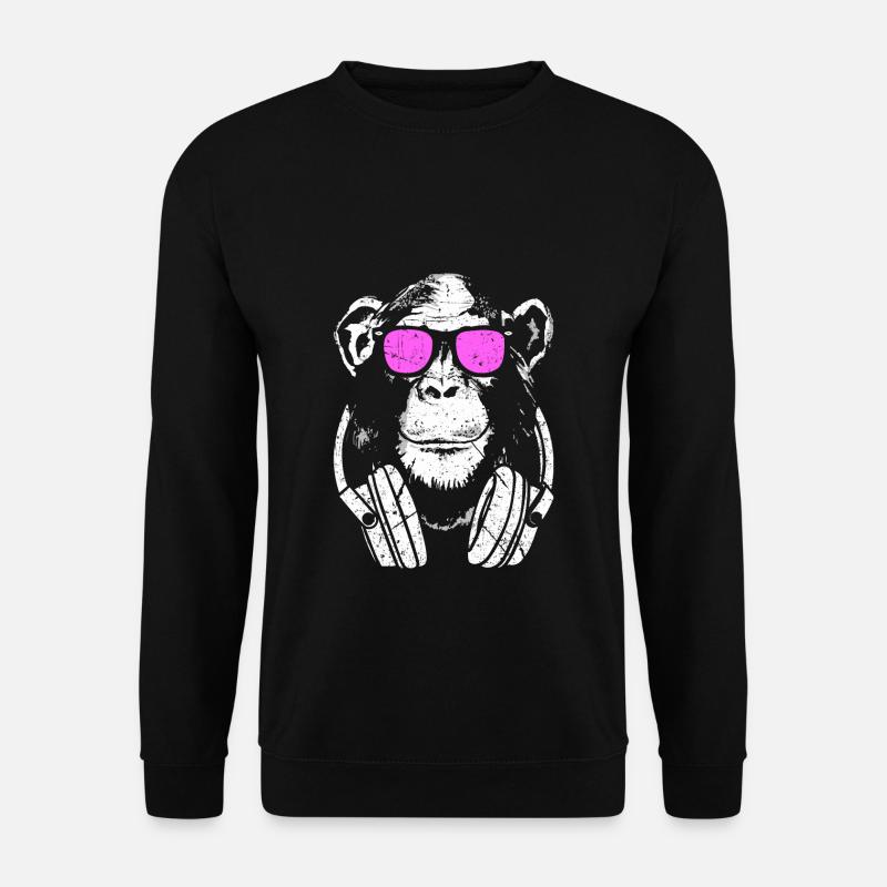 Monkey DJ - Unisex Sweatshirt - black
