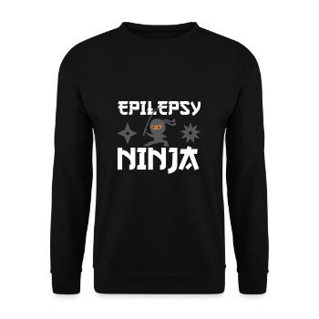 Epilepsy Krankheit - Unisex Pullover - Schwarz - Vorne - Alina (178cm) & Michal (187cm)