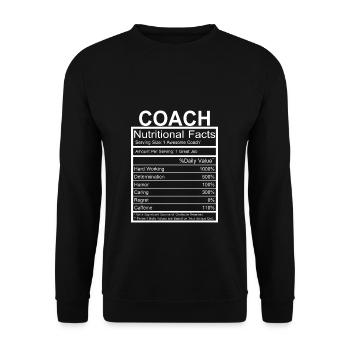 Coach - Unisex Pullover - Schwarz - Vorne - Alina (178cm) & Michal (187cm)