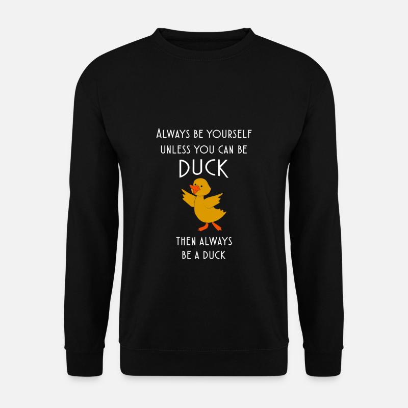 Funny ducks - Unisex Sweatshirt - black