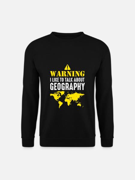 Geograf Geografie - Unisex Pullover - Schwarz