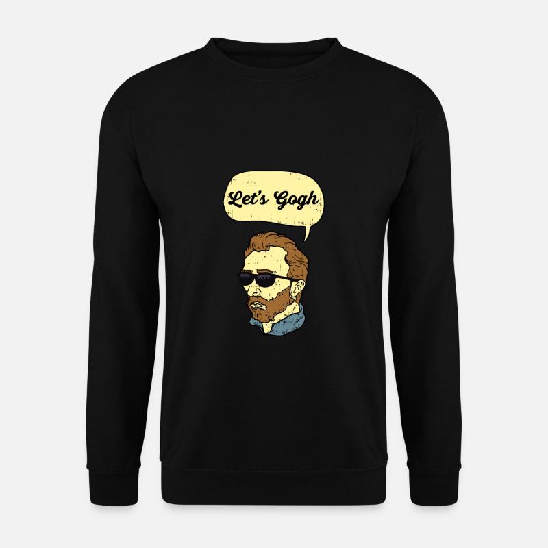 Let's Gogh Van Gogh - Unisex Pullover - Schwarz