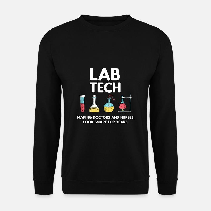 Lab Tech Labor Laborant - Unisex Pullover - Schwarz