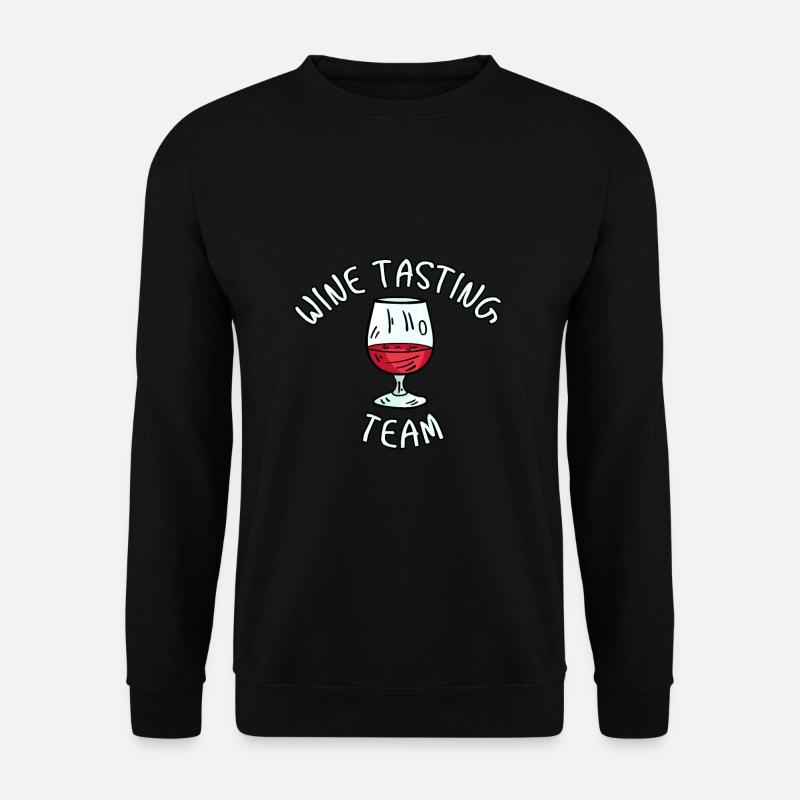 Wine Tasting Team Wein - Unisex Pullover - Schwarz