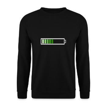 Ladebalken - Unisex Pullover - Schwarz - Vorne - Alina (178cm) & Michal (187cm)