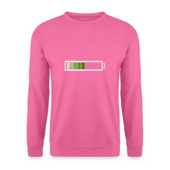 Barre de chargement - Sweat-shirt Unisexe - rose - Devant