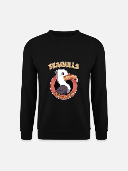 Seagulls Stop It Now Meme Seagull Seagull - Unisex Sweatshirt - black